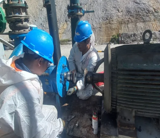 Trabajos de mantenimiento industrial